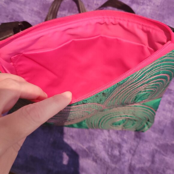 Tenacious NWOT 1 Green, 1 Yellow, 1 Purple Bag/Purse - Picture 2 of 9